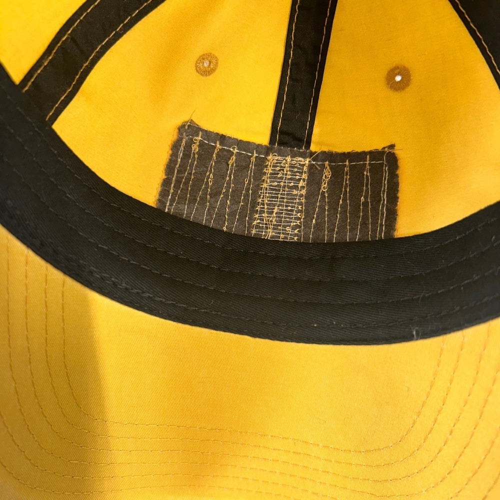 Folly Beach Surfing The Washout Mens Yellow Legacy Baseball Hat Patch OSFA - Picture 9 of 12